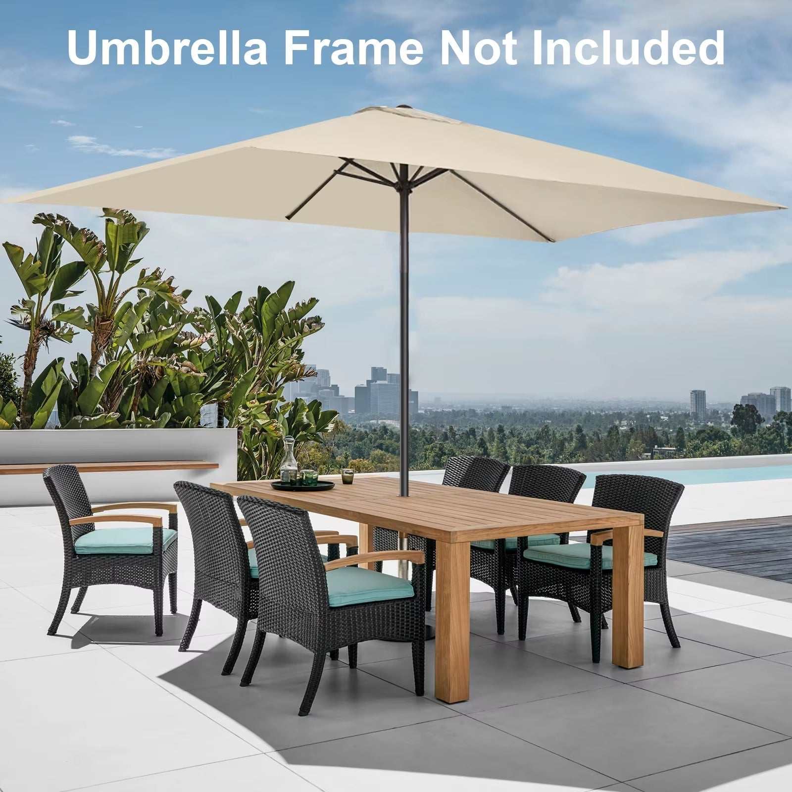 Garden Parasol Replacement Canopy