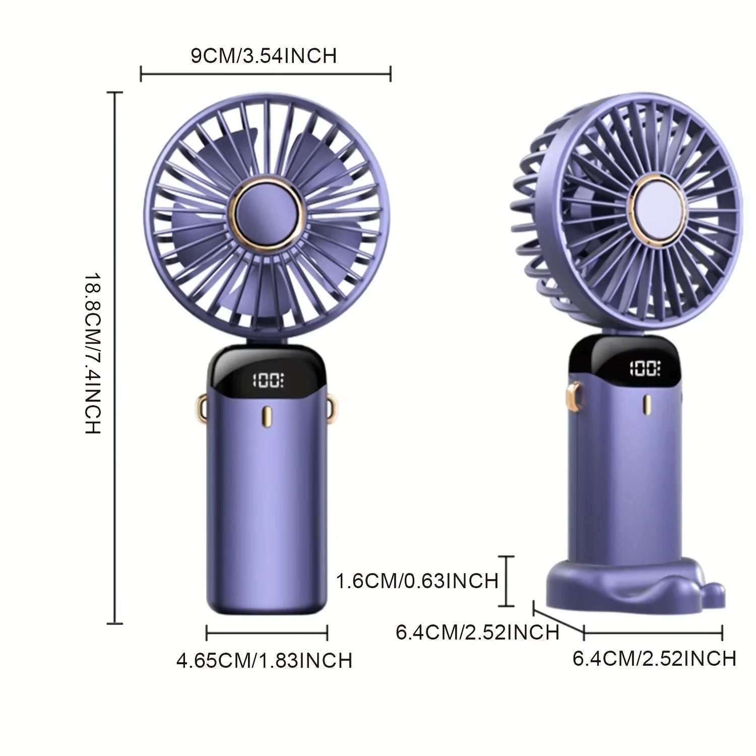 Rechargeable Foldable Mini Fan