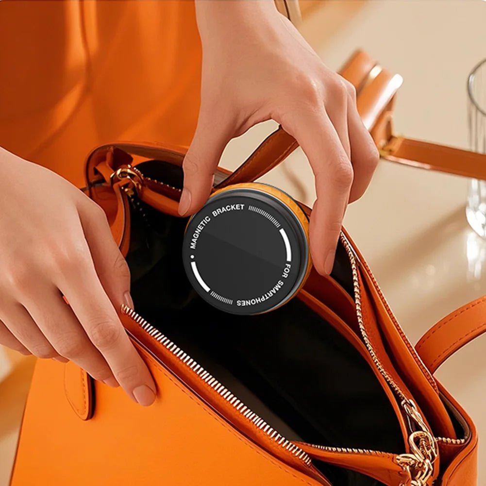 For Magsafe Mobile Phone Holder 360° Rotatable Folding Car Magnetic Holder Magnetic Car Stable Holder for Iphone/Samsung/Xiaomi