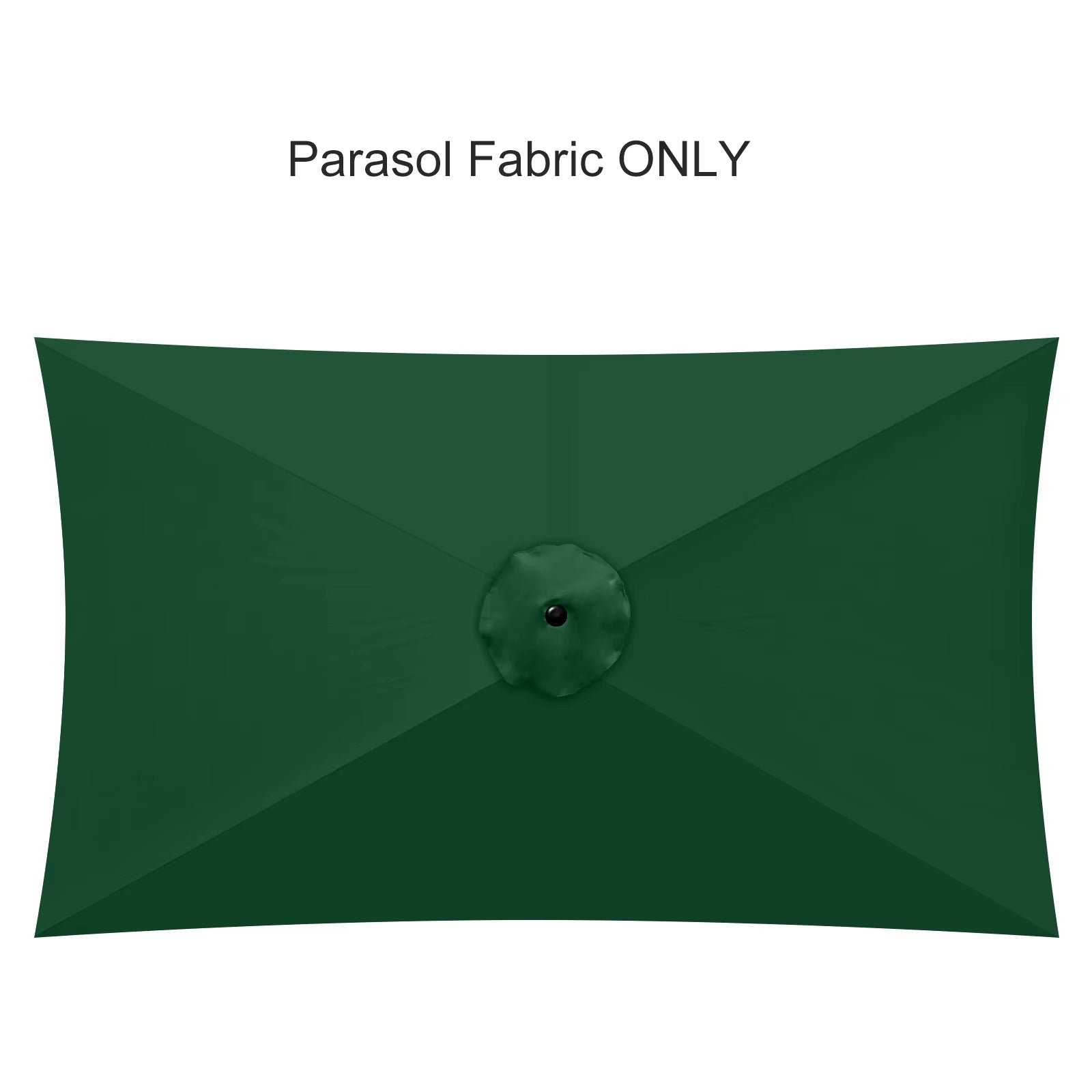 2X3M Garden Parasol Replacement Cloth Rainproof Sunshade Canopy Patio Waterproof Cloth for Outdoor Beach Picnic Camping