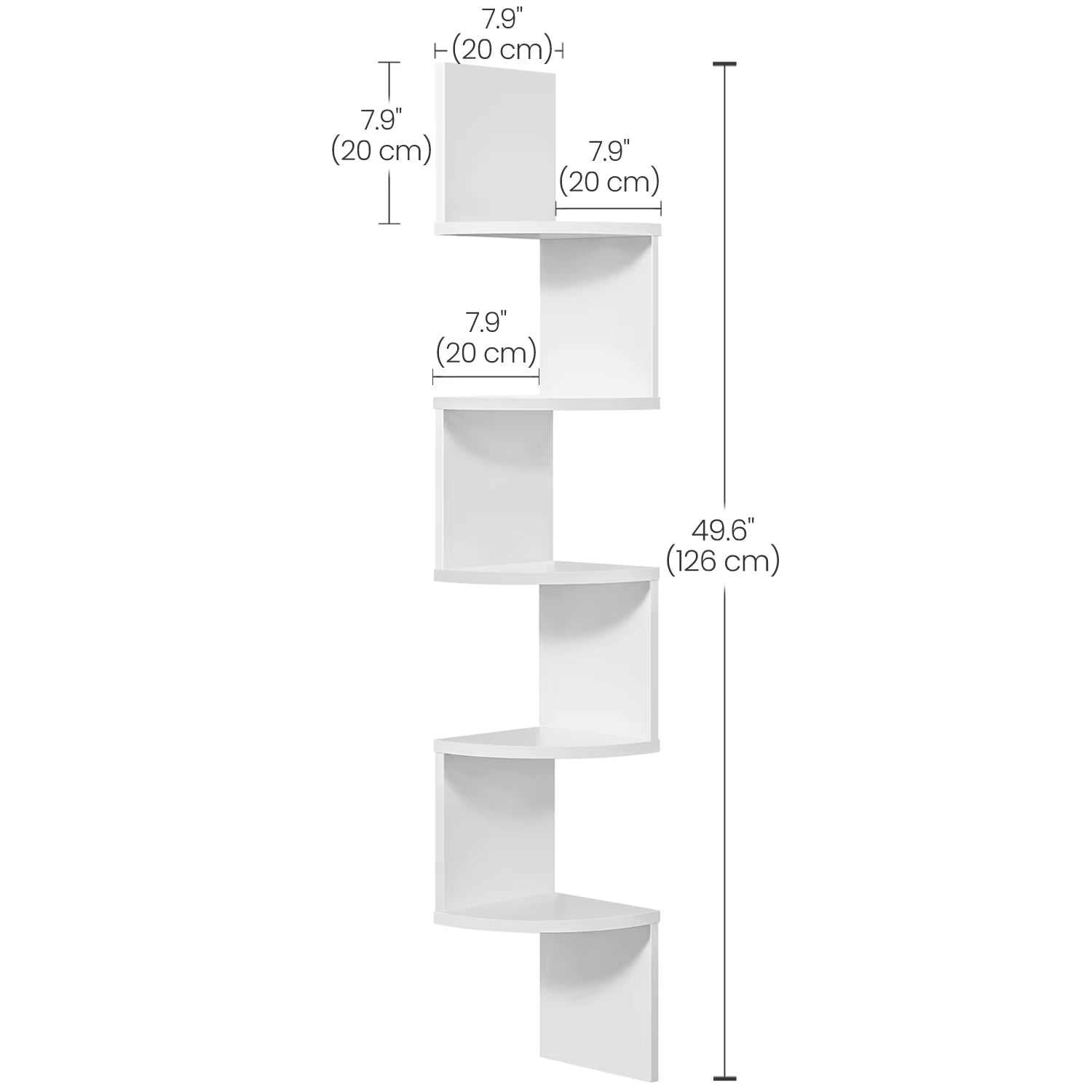 5-Tier Floating Corner