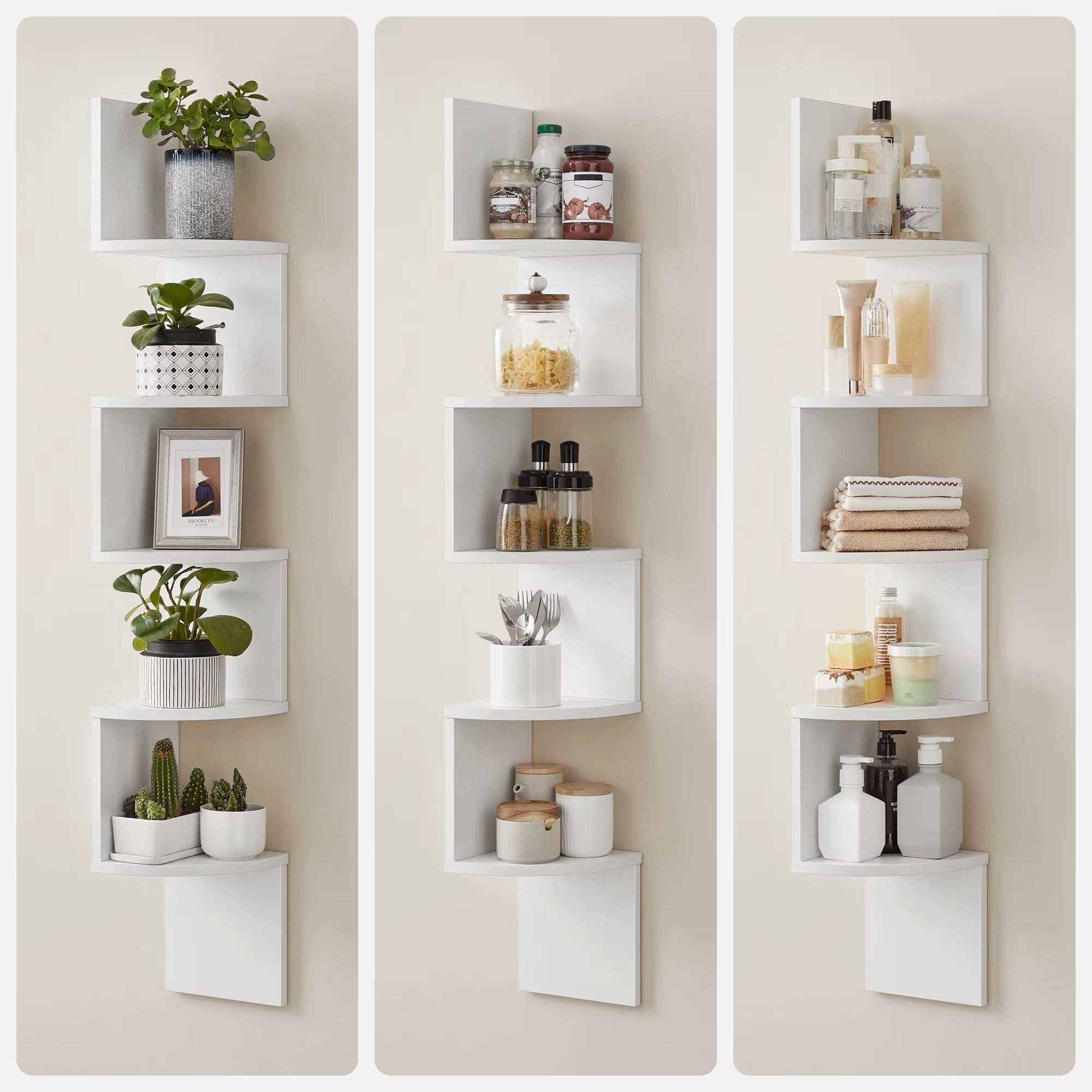 5-Tier Floating Corner
