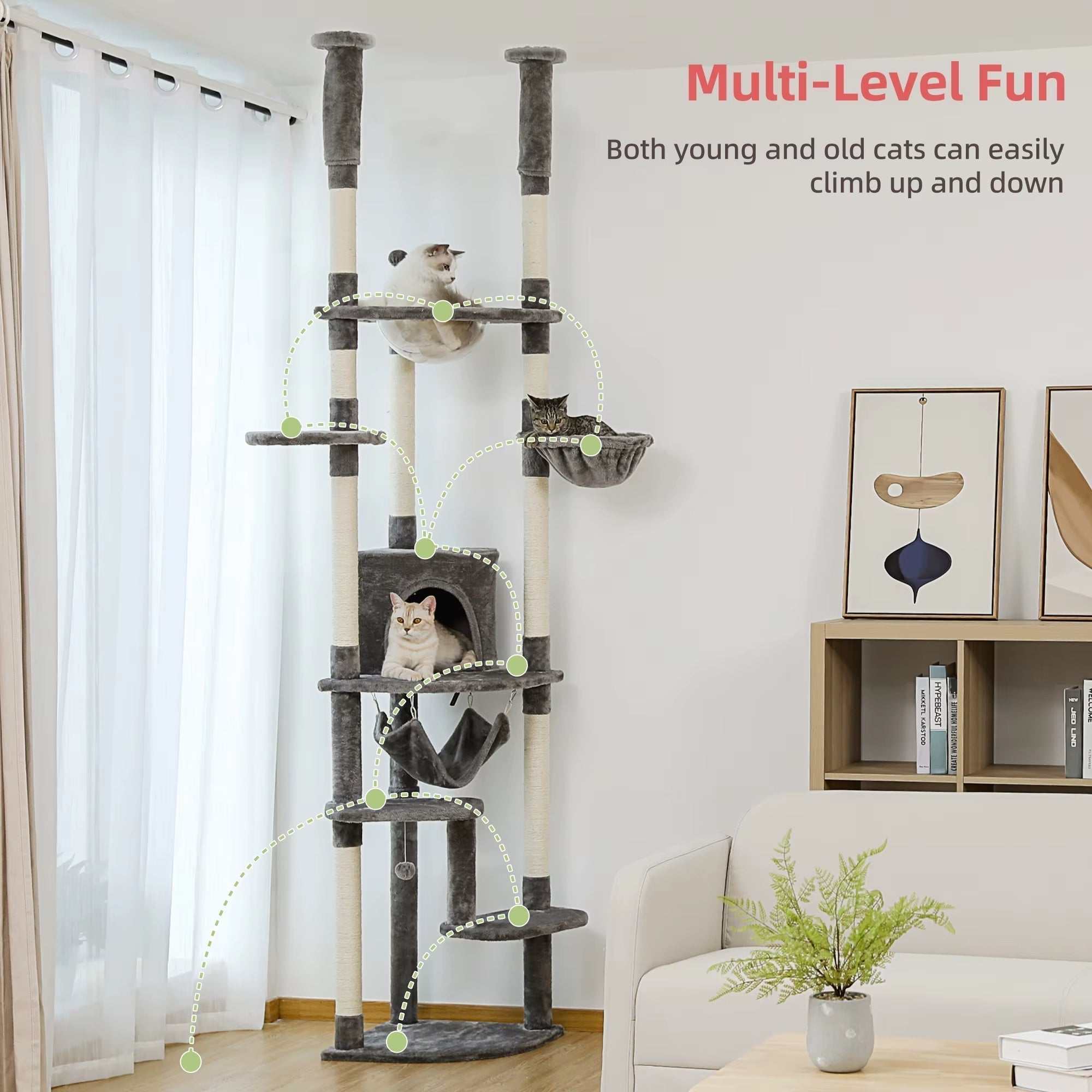 Tall Cat Tree Towe