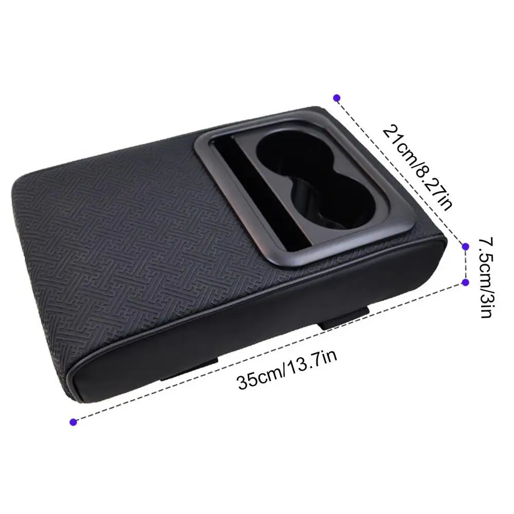 Car Armrest Box Heightening Pad Elbow Comfort Booster Pad Auto Center Console Cushion Pillow Armrest Soft Cushion Protection Pad