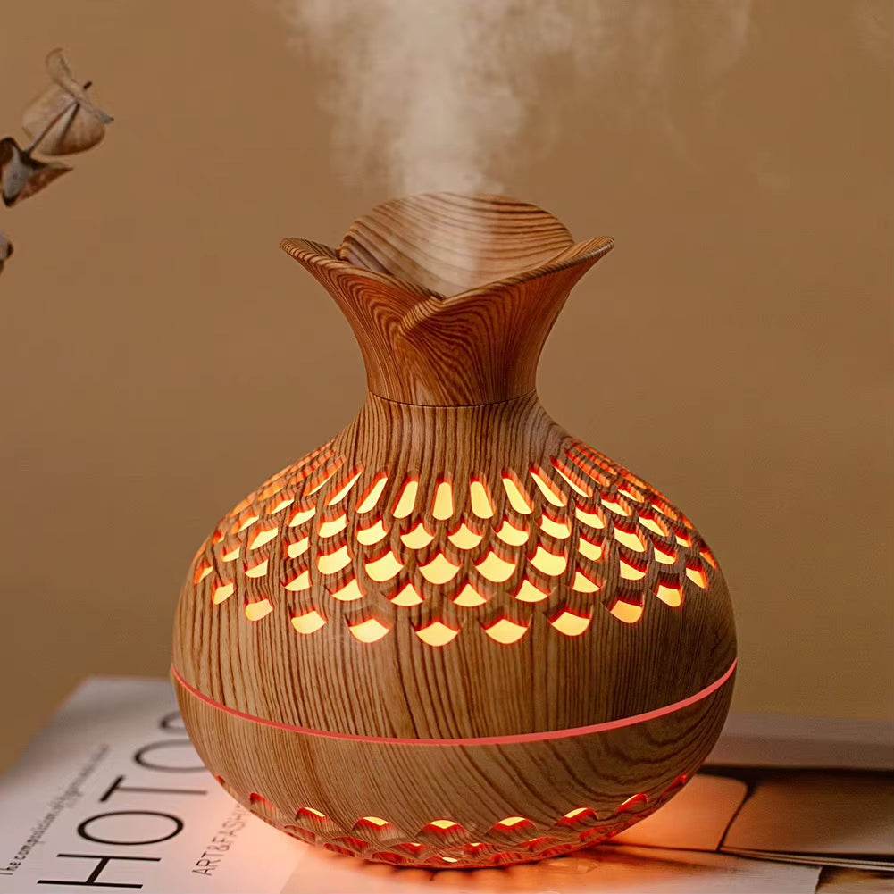 Wood Grain Aromatherapy Diffuser