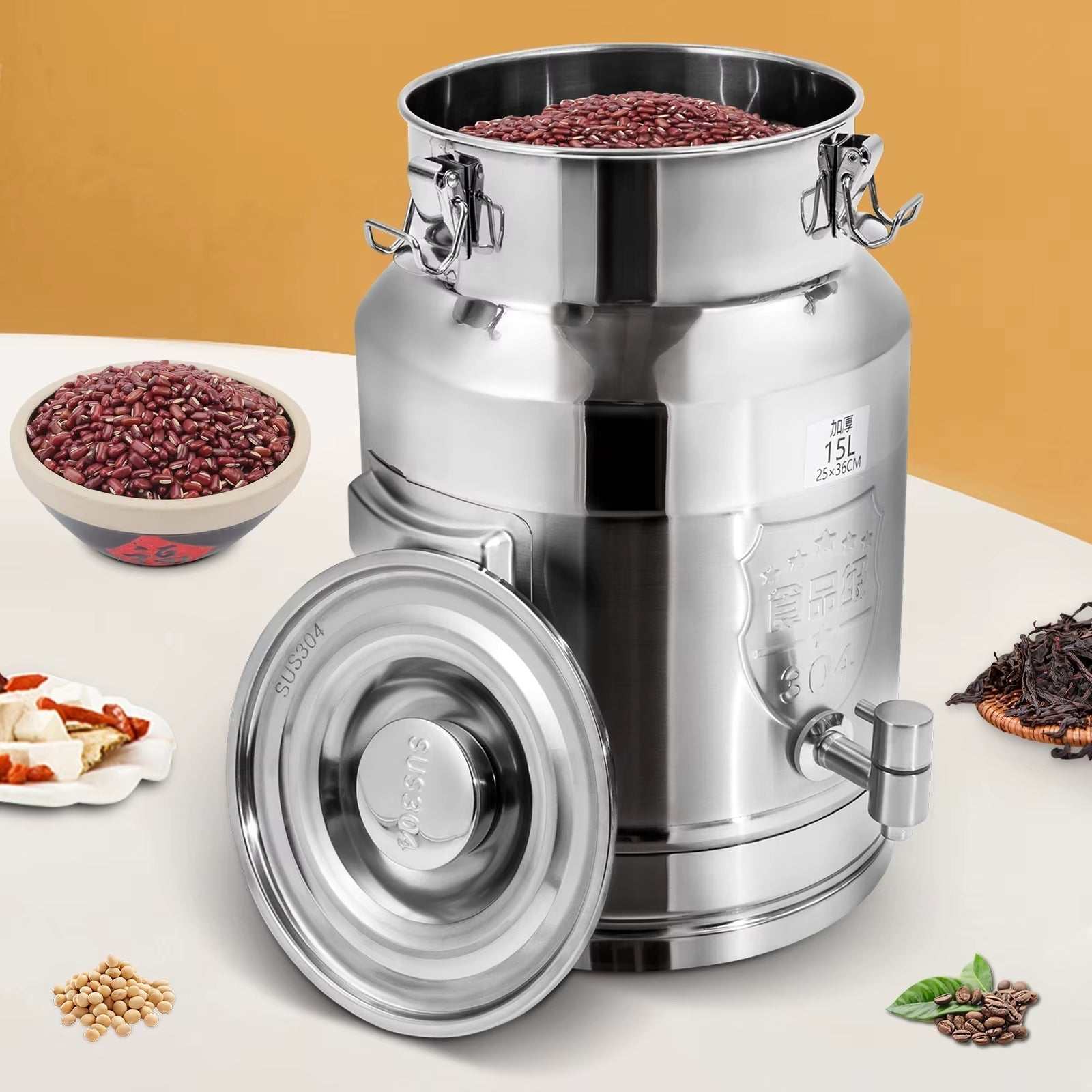 Stainless Steel Beverage Dispenser