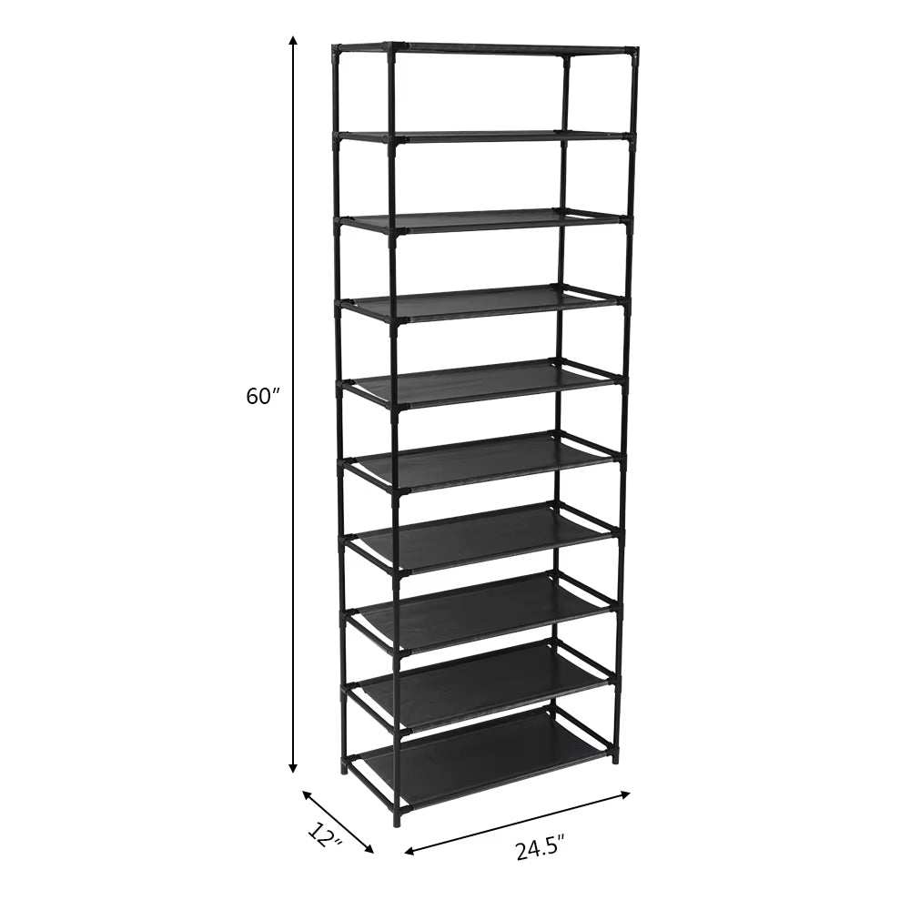 10 Tier Stackable Shoe