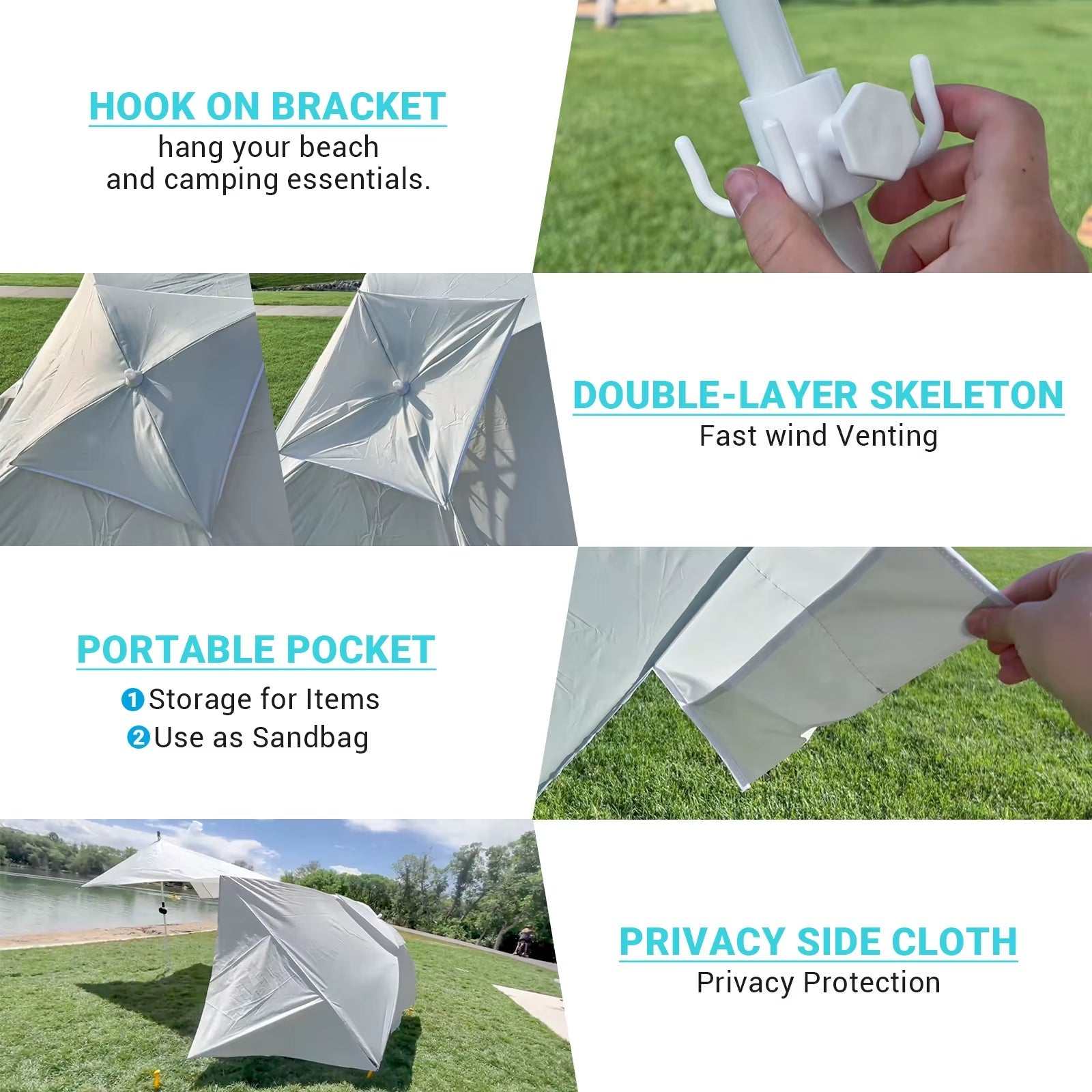 Beach Umbrella Tent