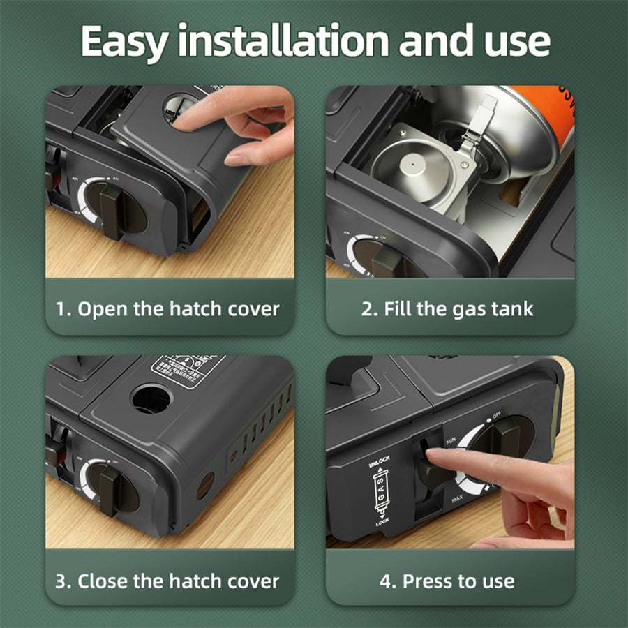 2900W Portable Cassette Gas Stove