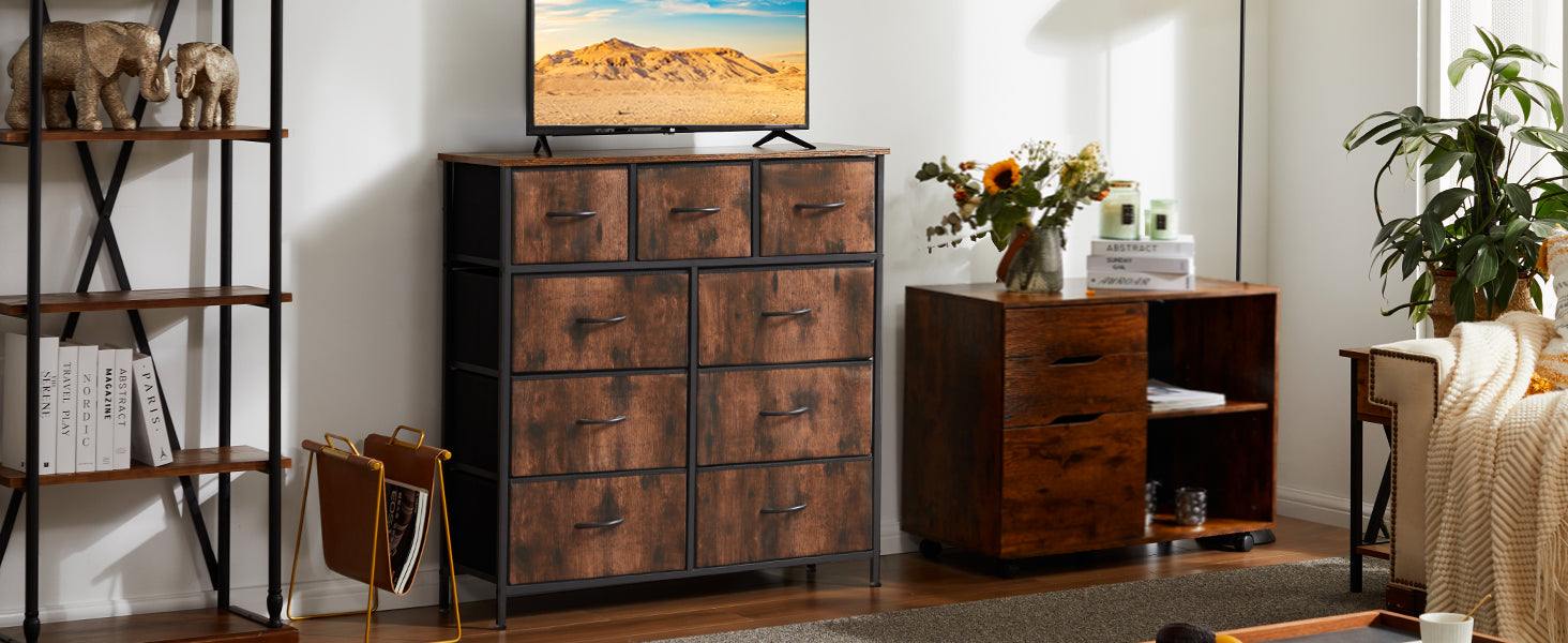 9 Drawer Fabric