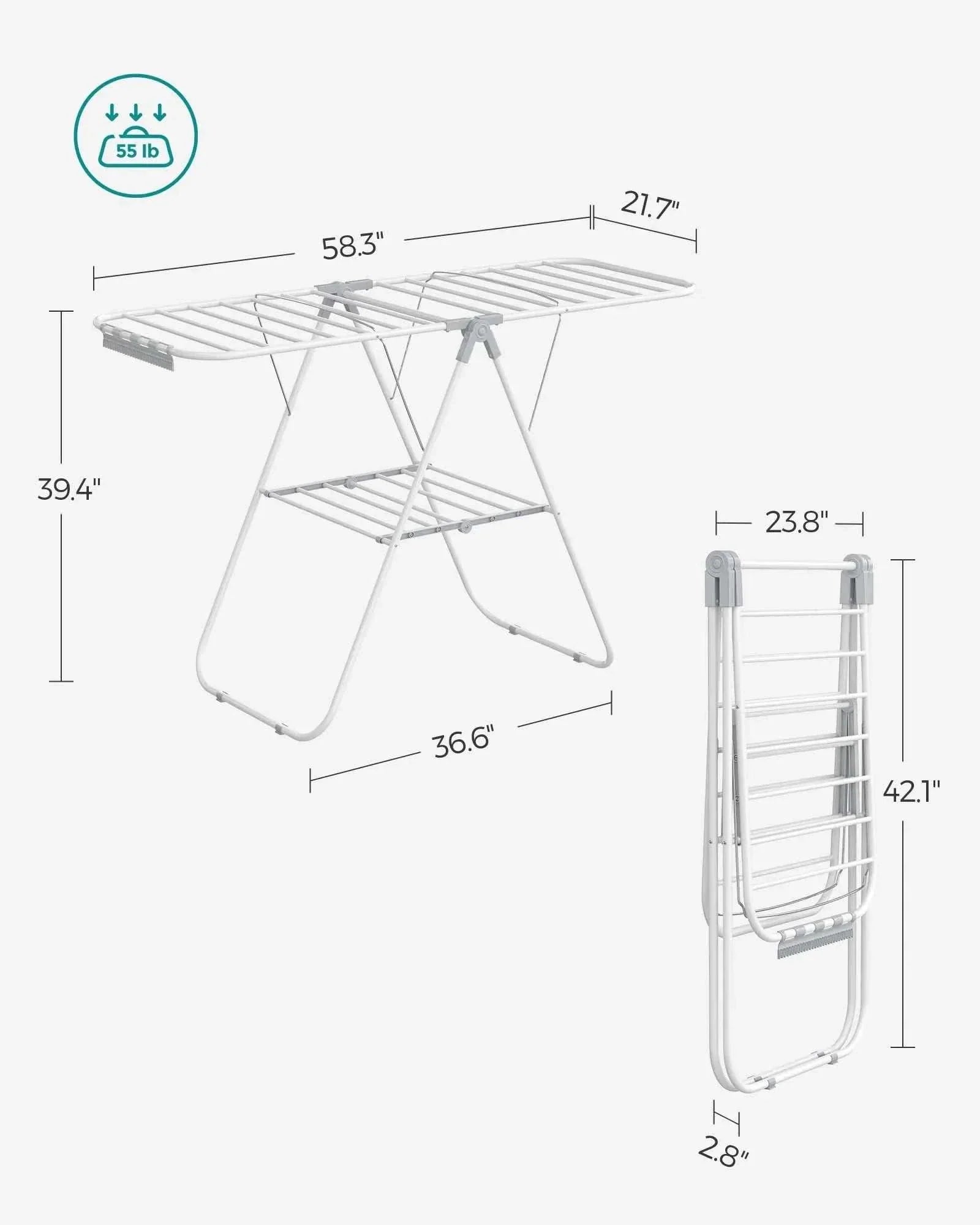 Foldable Clothes Drying Rack