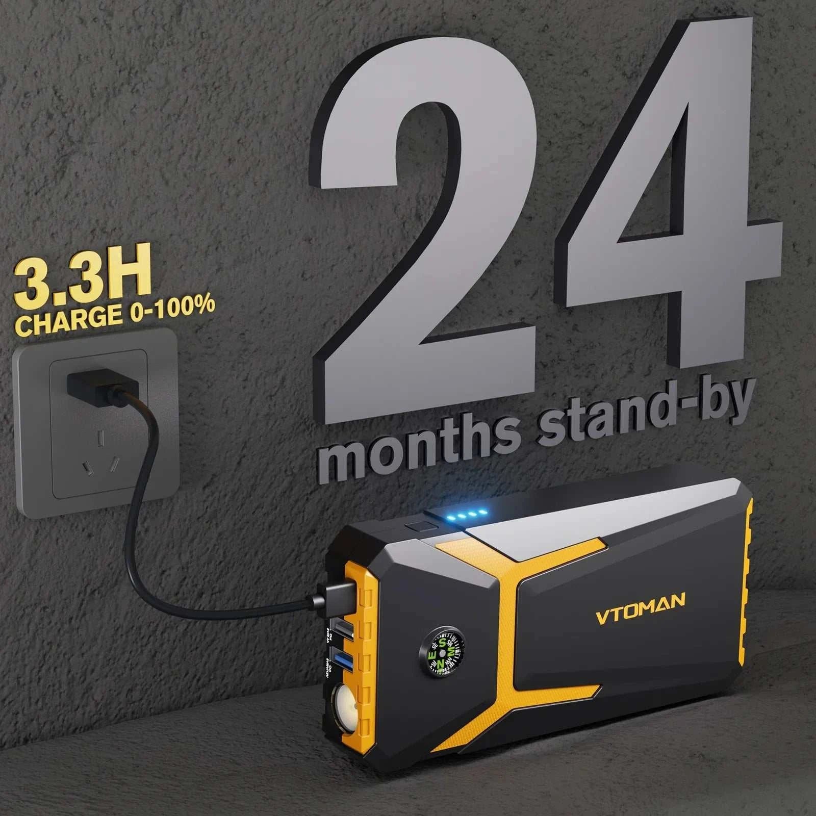 V6 Pro 2000A Car Jump Starter
