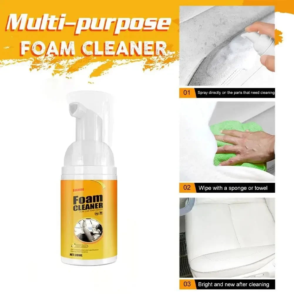 Multi-Purpose Foam Cleaner Cleaning Agent Automoive Car Interior Home Foam Cleaner Home Cleaning Foam Spray Cleaners