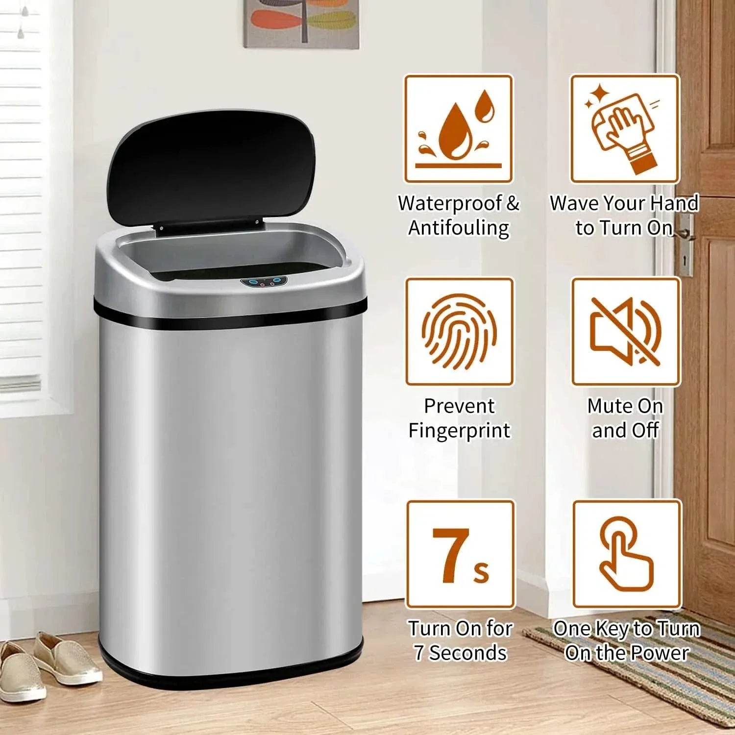 Automatic Motion Sensor Trash