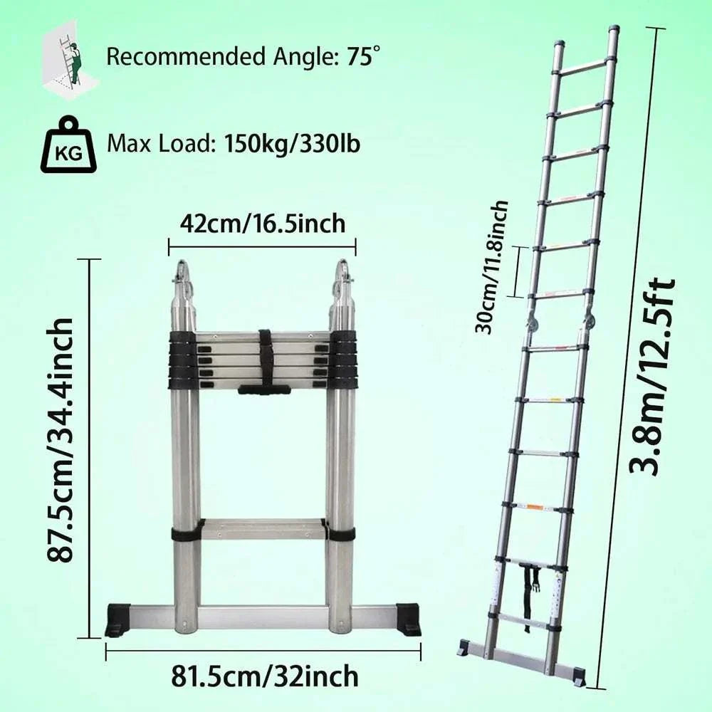 Extendable Telescopic Ladder