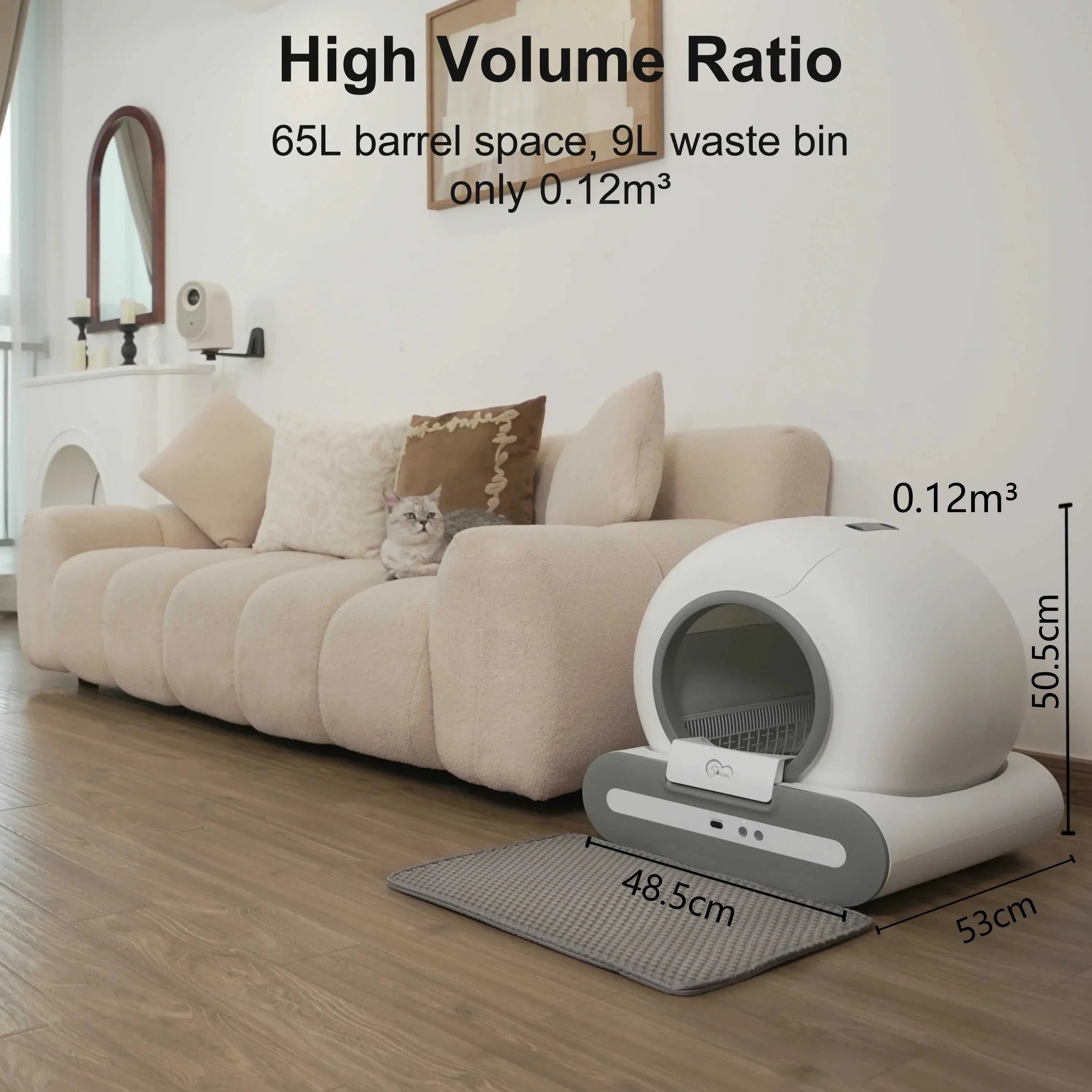DOEL Self-Cleaning Cat Litter Box