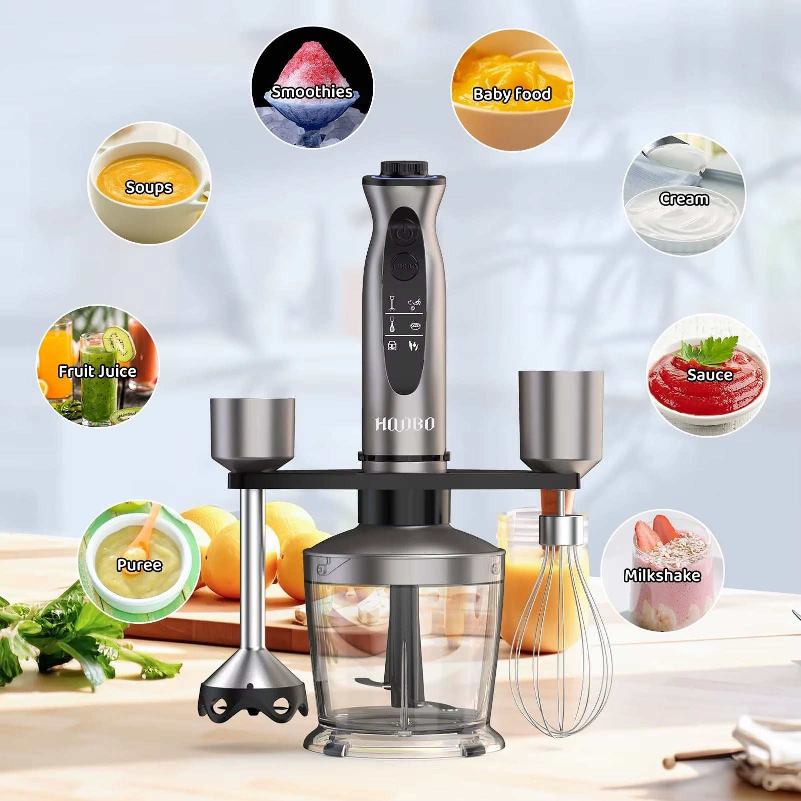 1000W Handheld Immersion Blender
