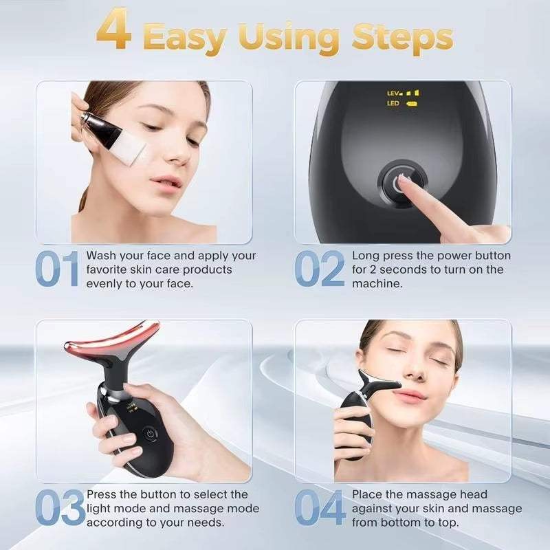 7-LED Neck Face Massager