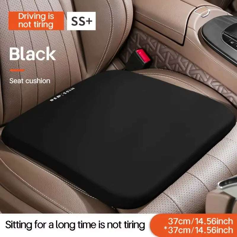 Large Black Car Seat Cushion