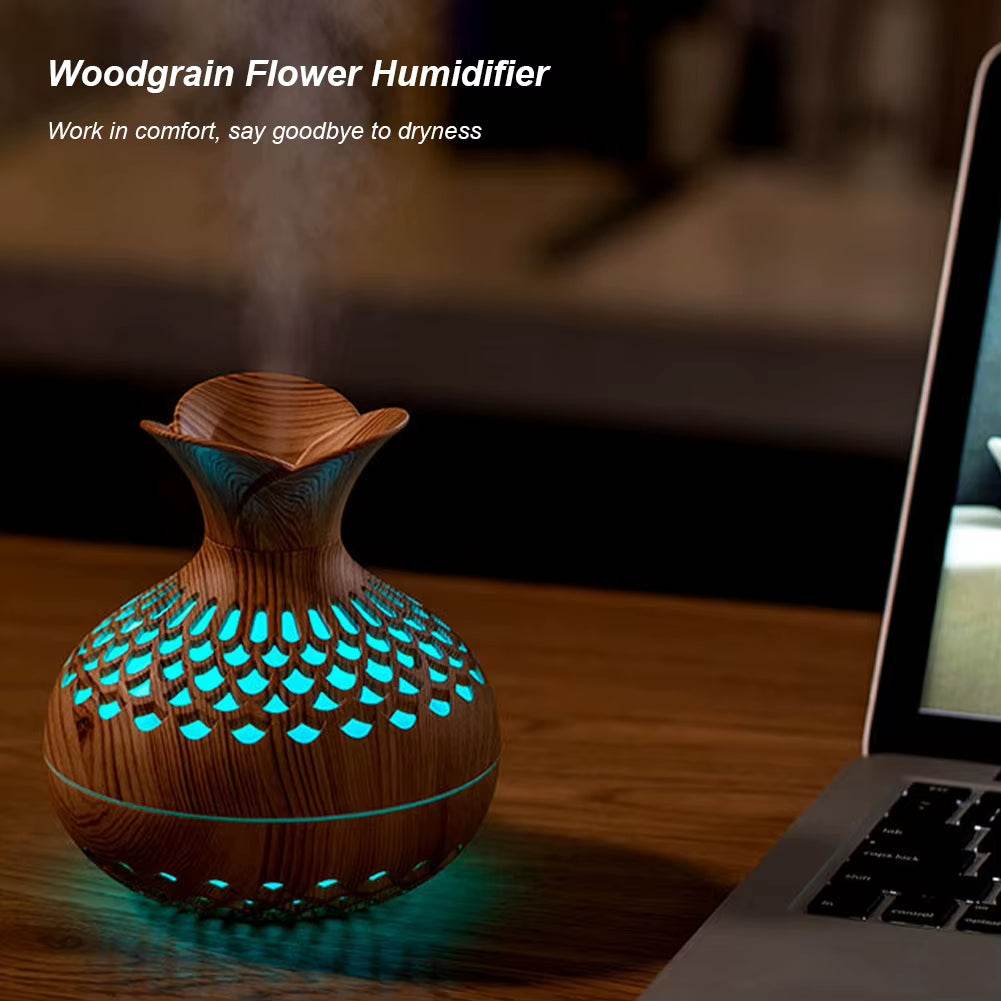 Wood Grain Aromatherapy Diffuser
