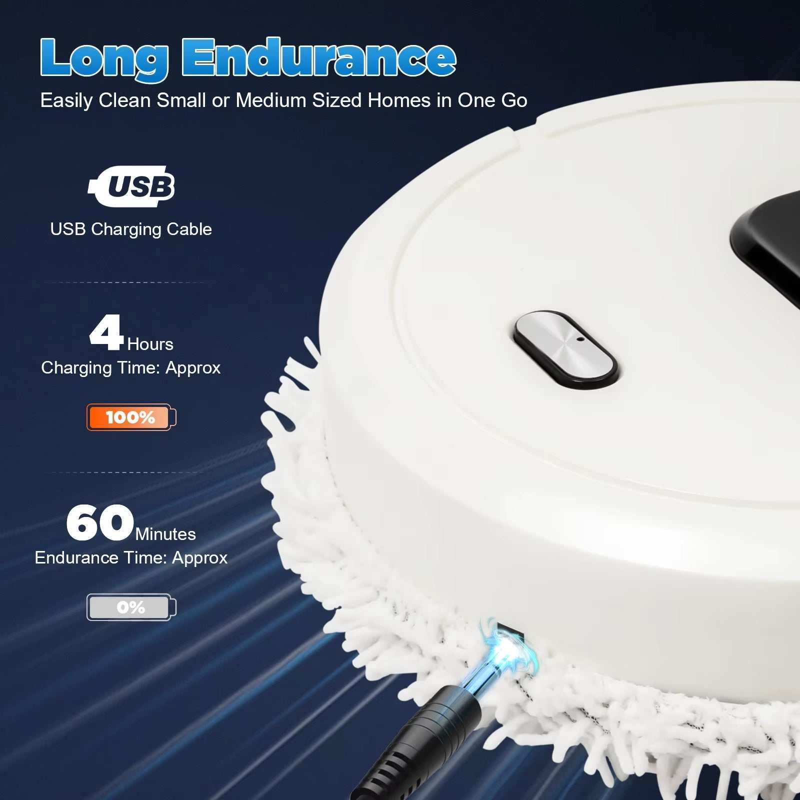 Robot Vacuum Cleaner & Mopping Machine