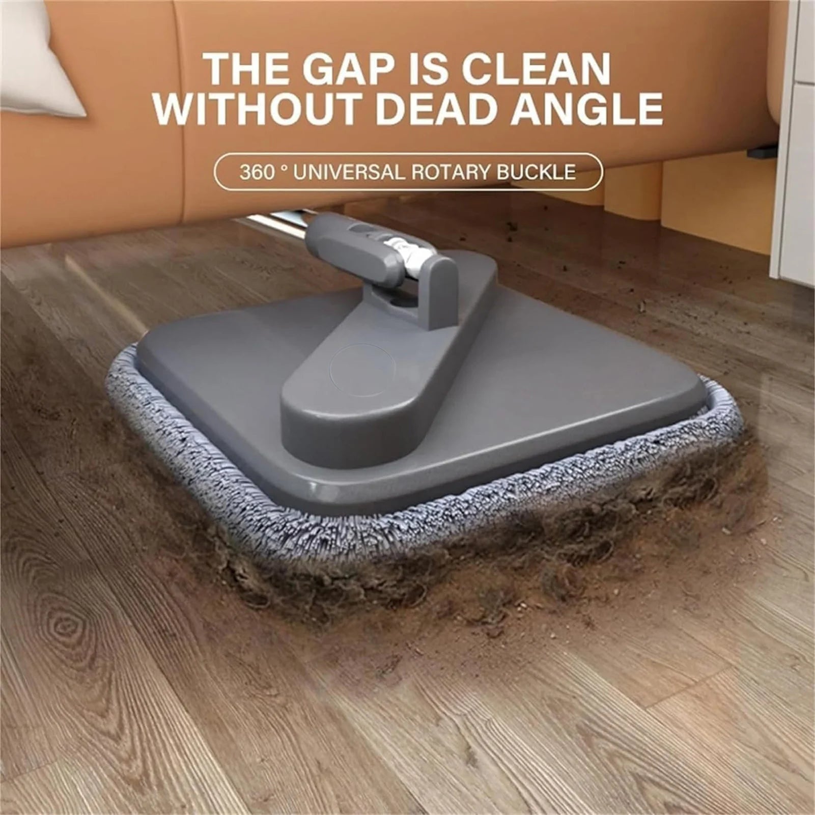 Lazy Floor Floating Mop Water Separation 360 Rotating Spin Mop Microfiber Sewage Separation Mop Self-Cleaning Free Hand Wash Mop