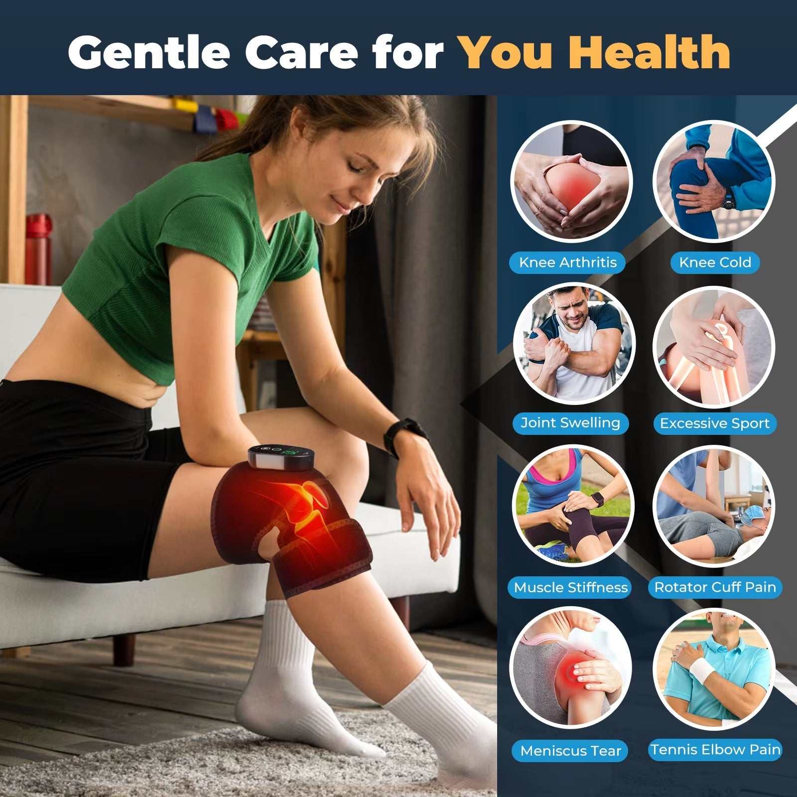 Cordless Heated Knee Wrap