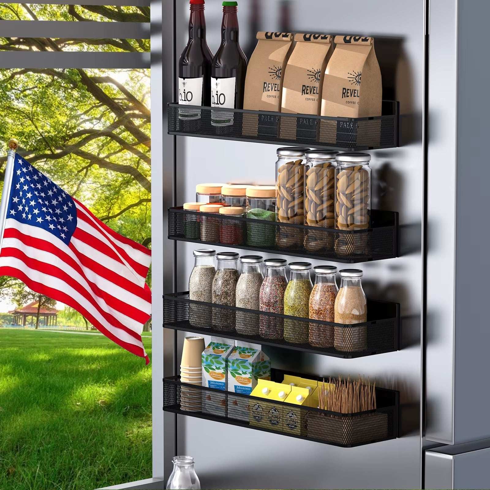 Magnetic Spice Rack