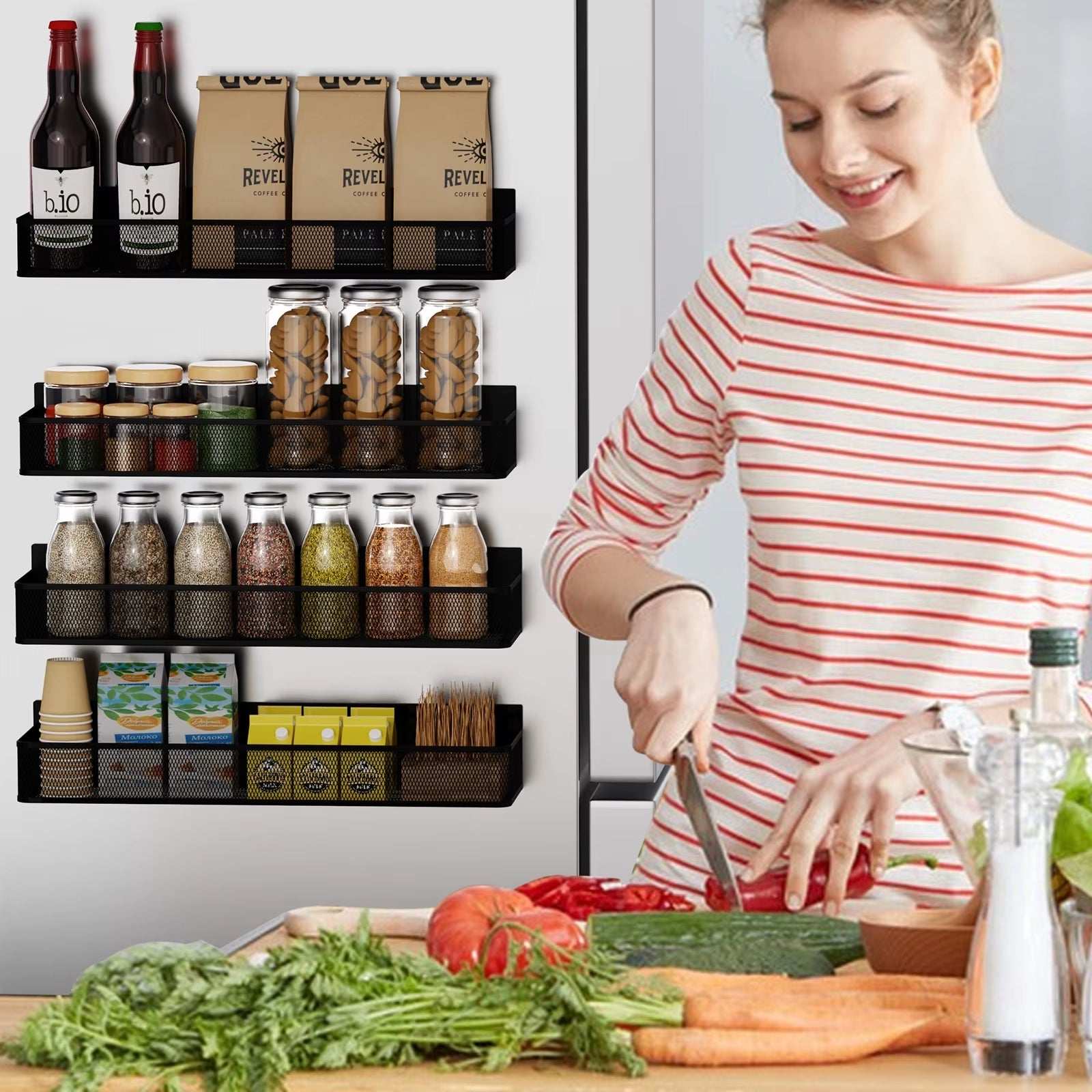 Magnetic Spice Rack