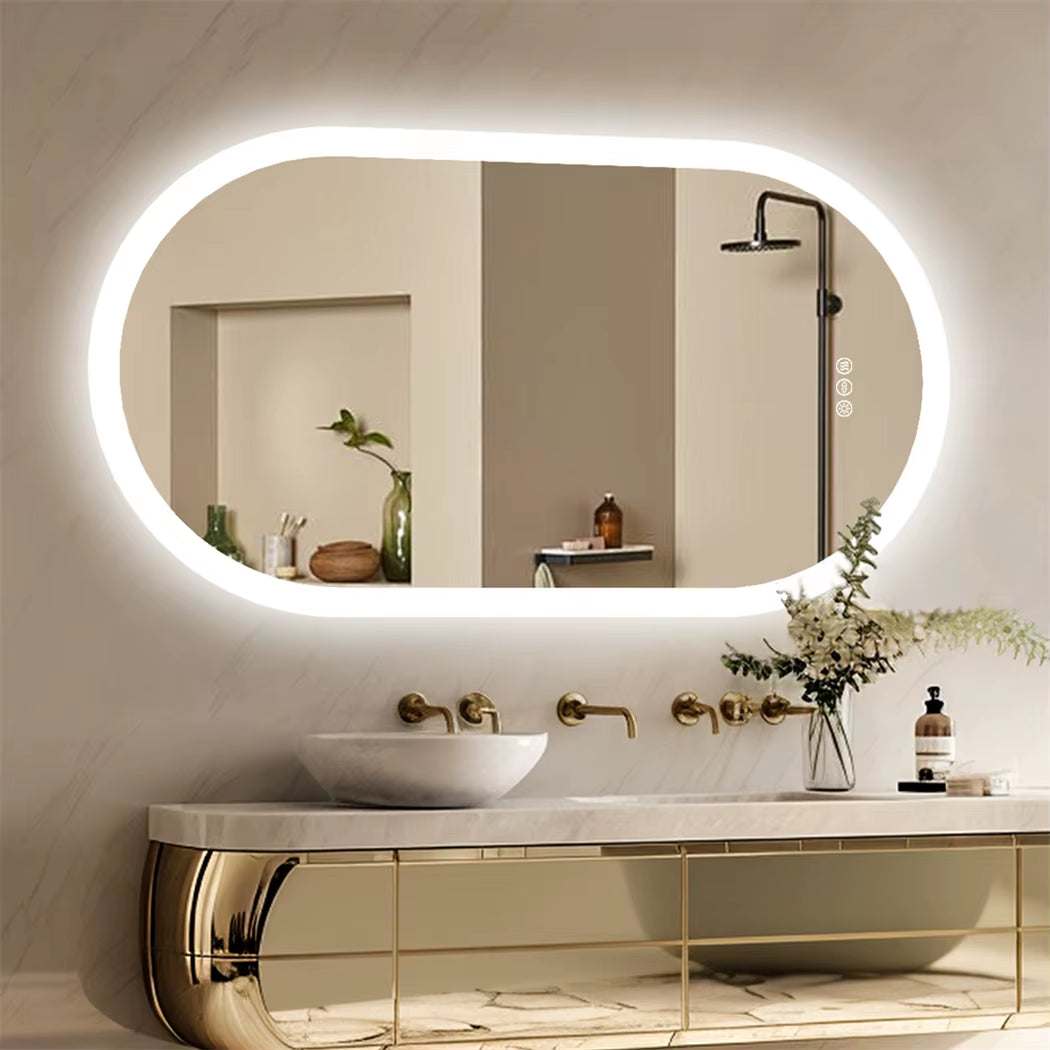 Oval LED Bathroom Mirror