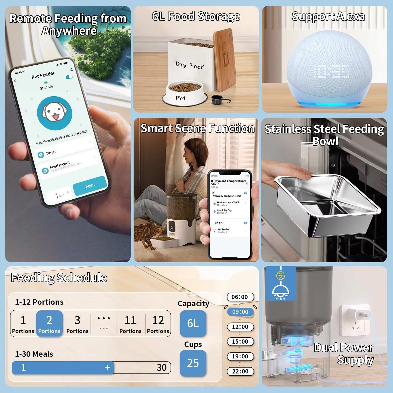 Smart WiFi Automatic Cat Feeder