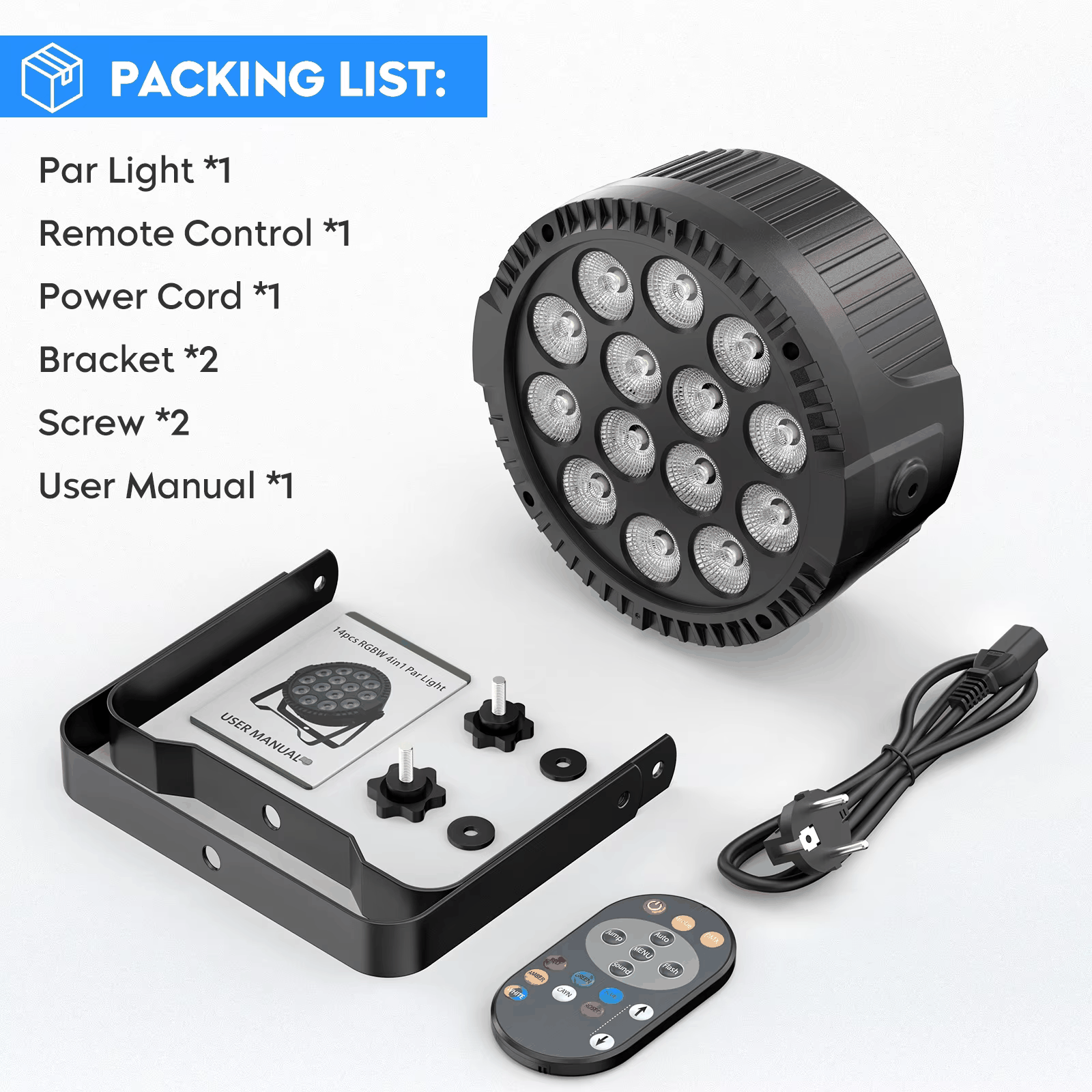 80W RGBW LED Par Light