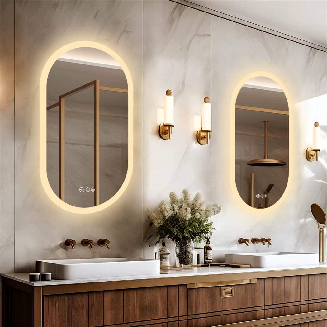 Oval LED Bathroom Mirror