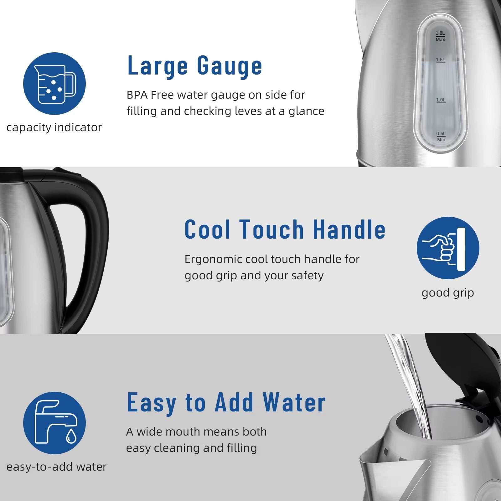 1.8L Electric Kettle 
