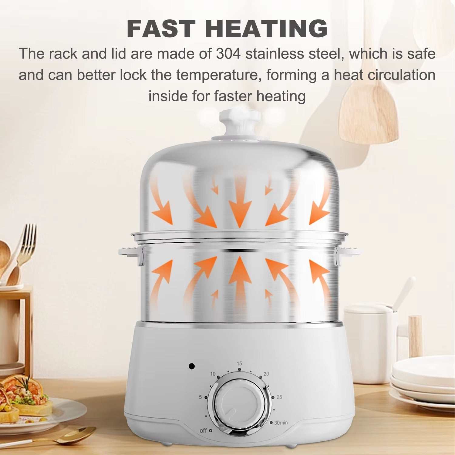 14-Egg Electric Egg Cooker 