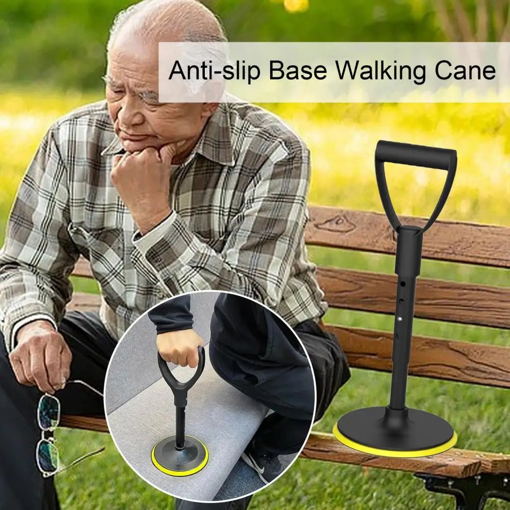 Elderly Assistance Tool Aluminum Mobility Aid Tool with Anti-Slip Base for Seniors Stability Support for Elderly for Mobility
