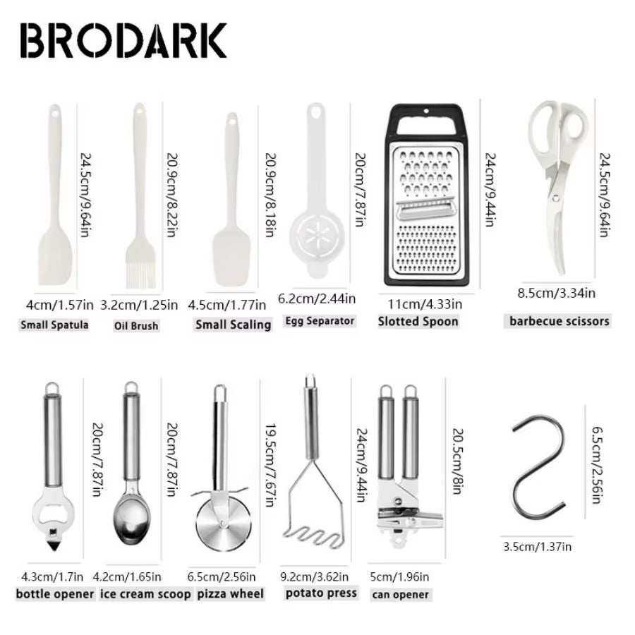 44-Piece Silicone