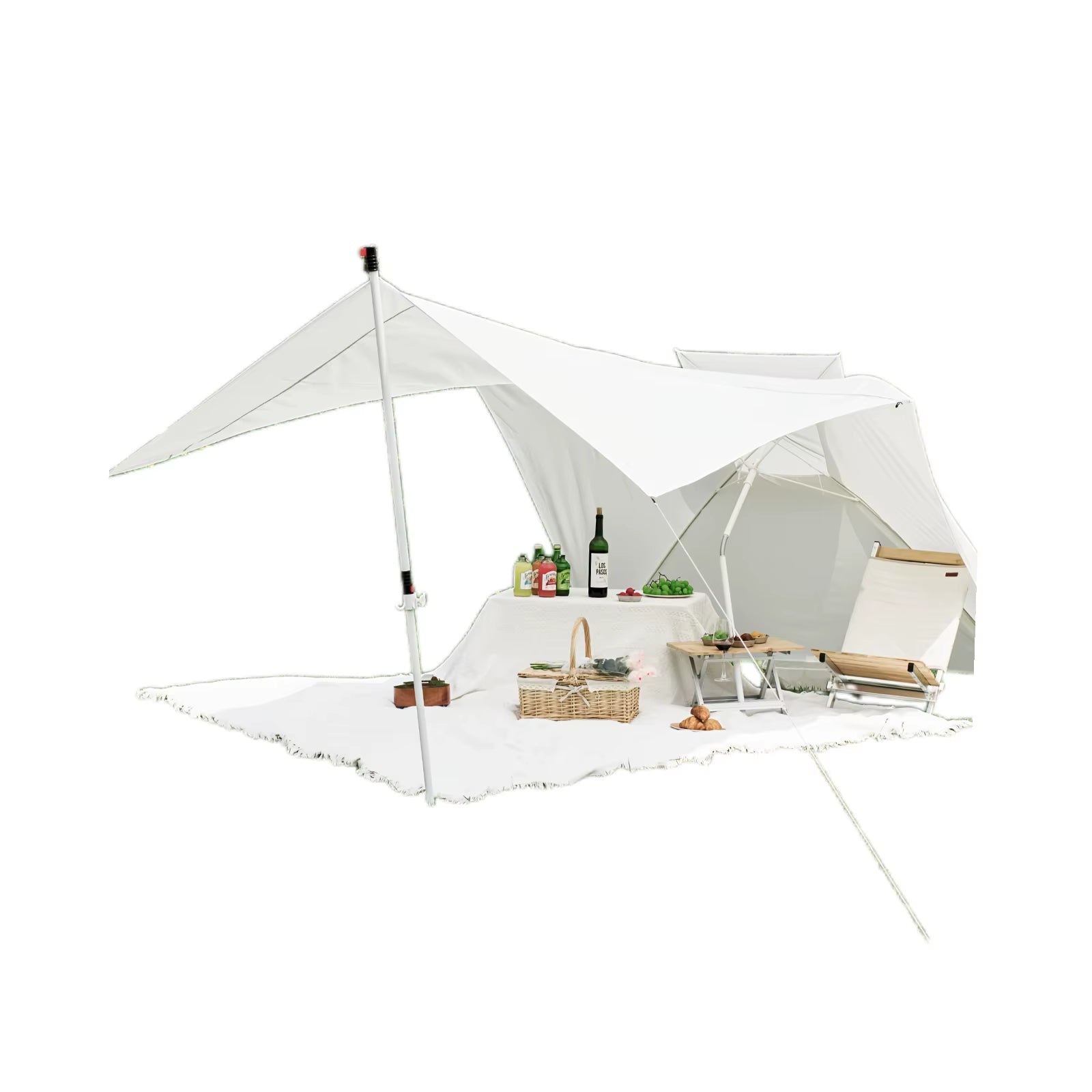 Beach Umbrella Tent, Camping Sun Shelter, Outdoor Shade Beach Canopy for Camping Trips, Fishing, Backyard