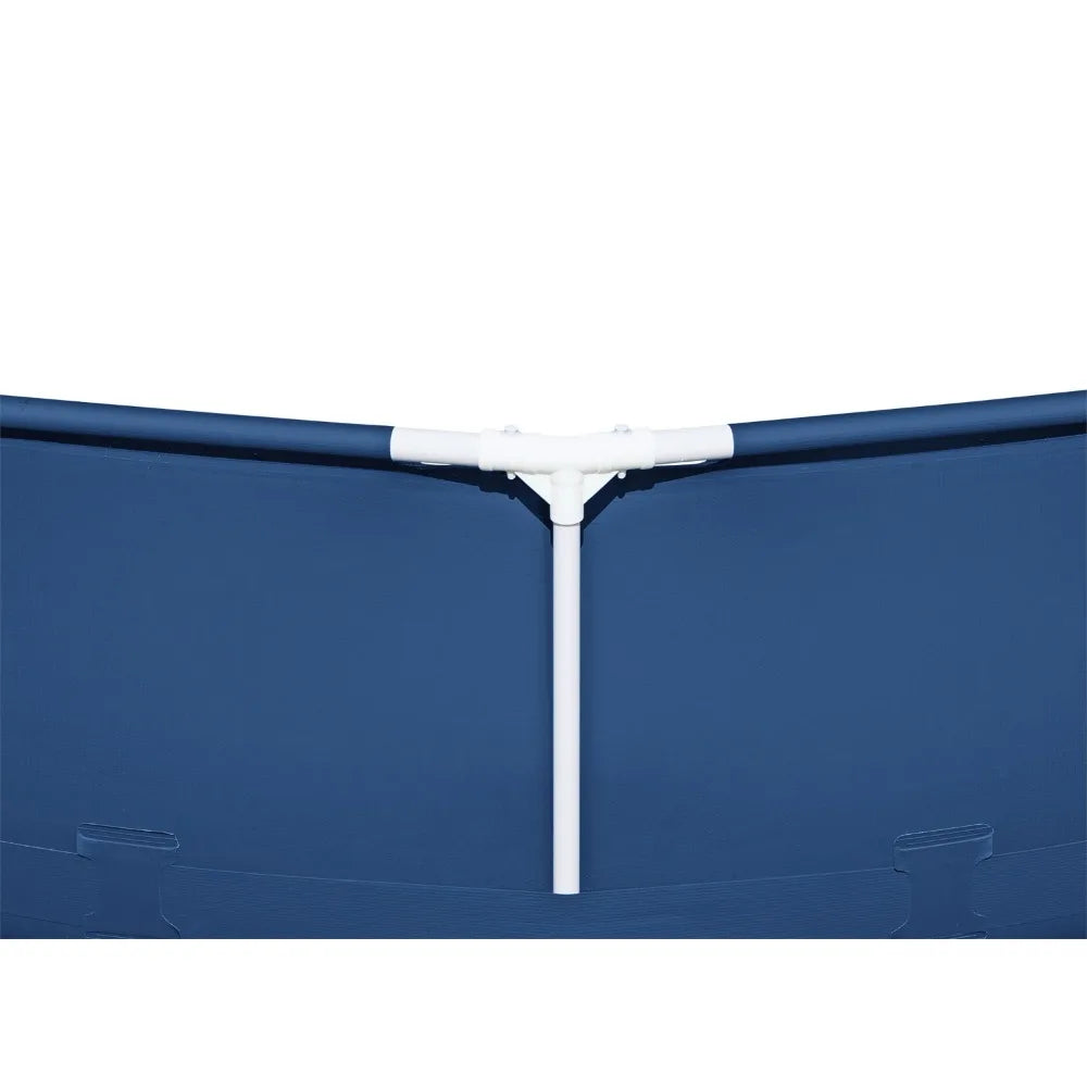 Steel Pro 12 Ft. X 33 In. round Metal Frame above Ground Pool Set