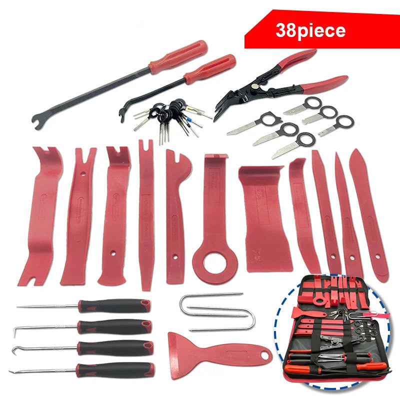 Car Tools Car Interior Disassembly Kit Plastic Trim Removal Tool Car Clips Puller Diy Panel Tools for Auto Trim Puller Set