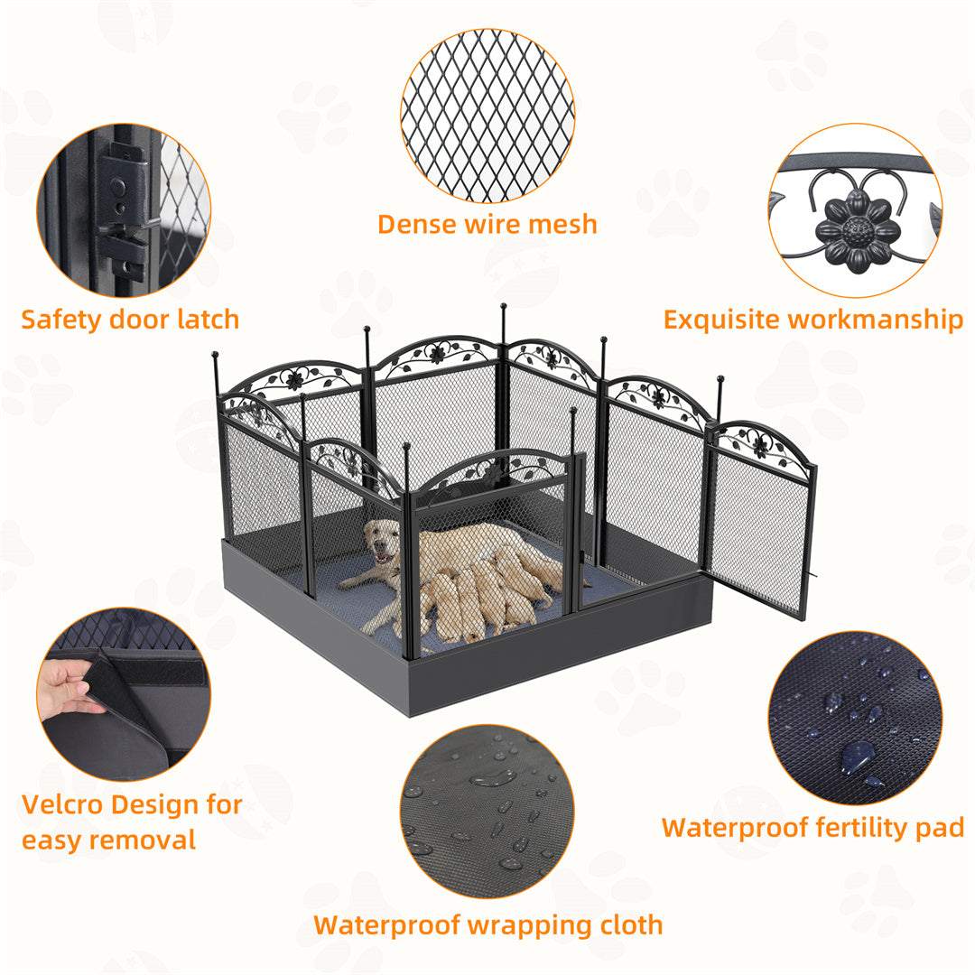 8-Panel Heavy Duty Dog Playpen