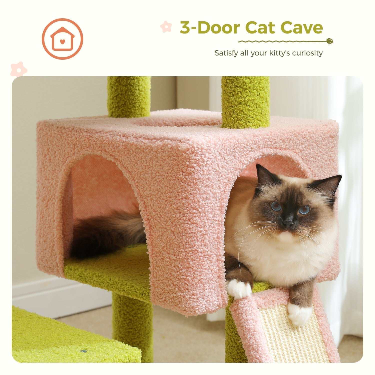 Multi-Level Flower Cat Tree