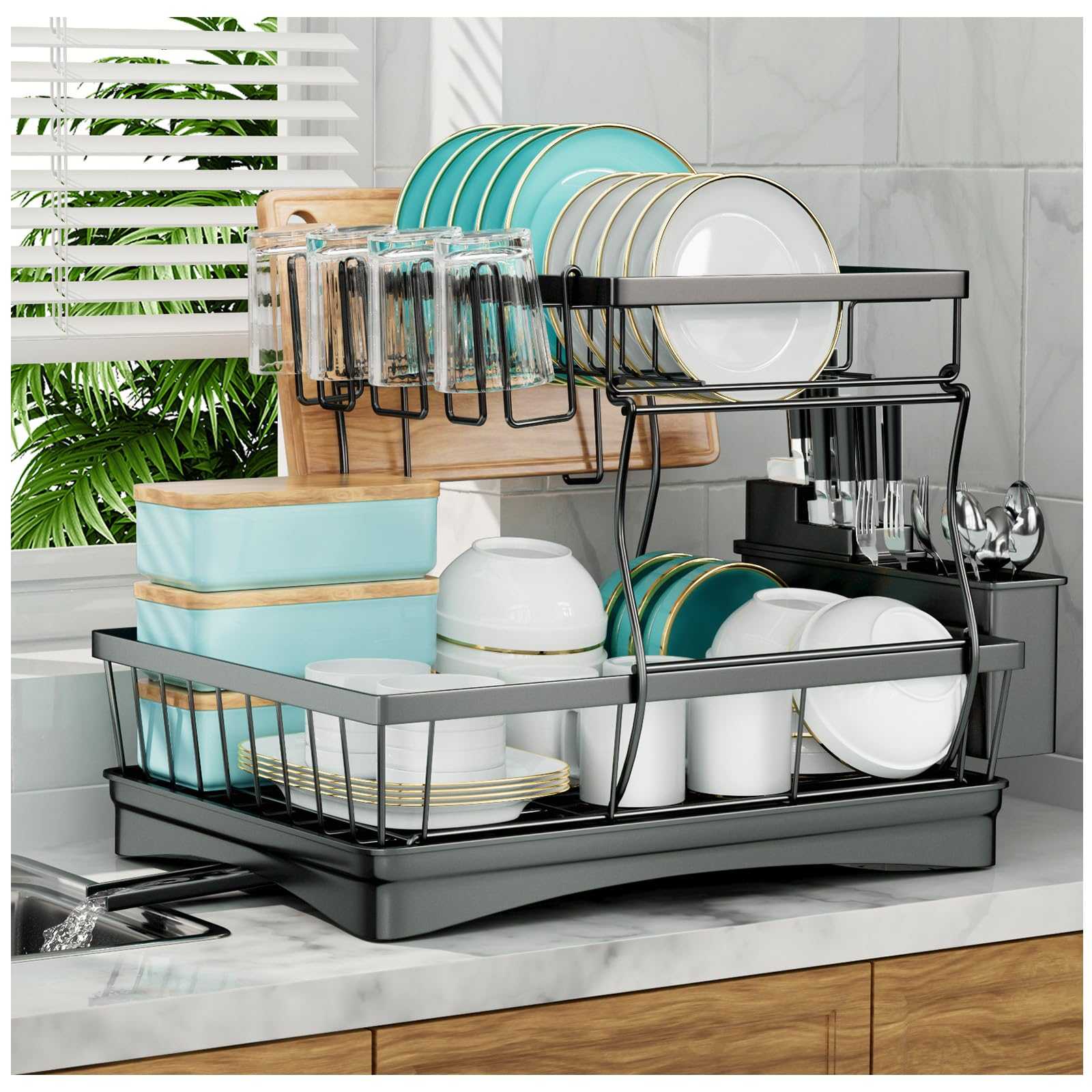 Large 2-Tier Removable Dish 