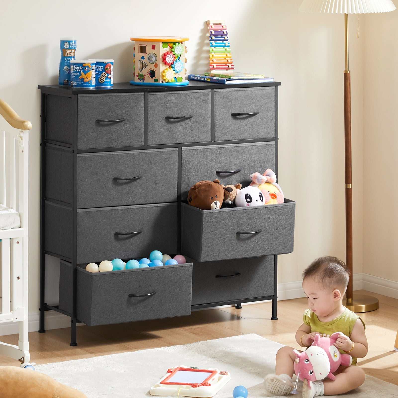 9 Drawer Fabric
