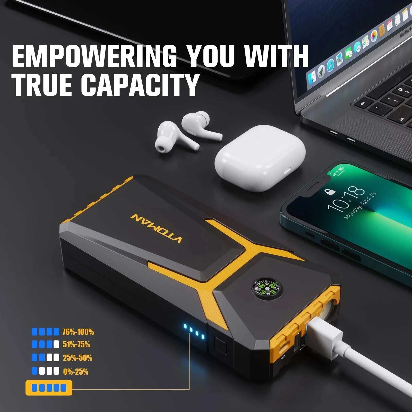 V6 Pro 2000A Car Jump Starter