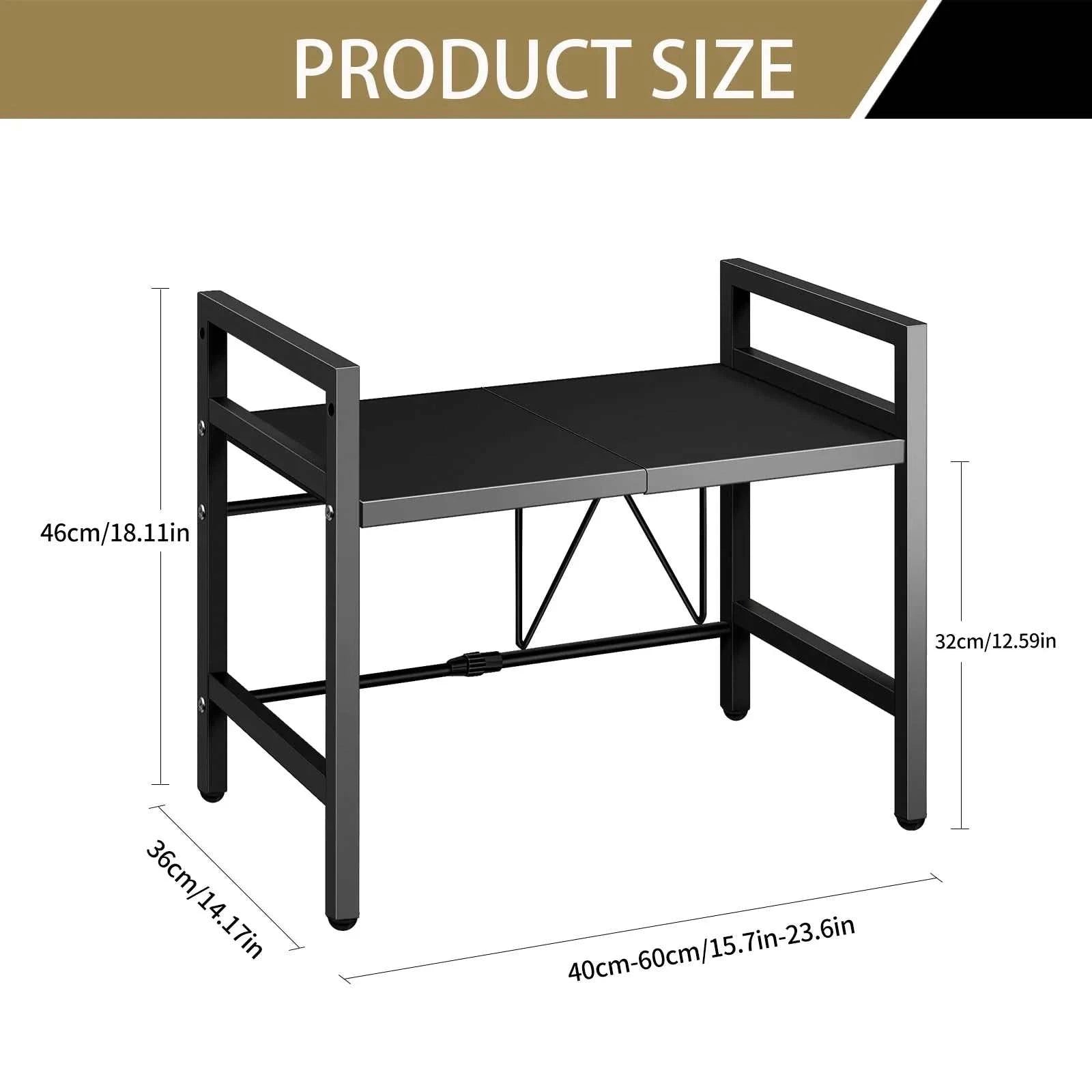 Expandable Microwave Shelf