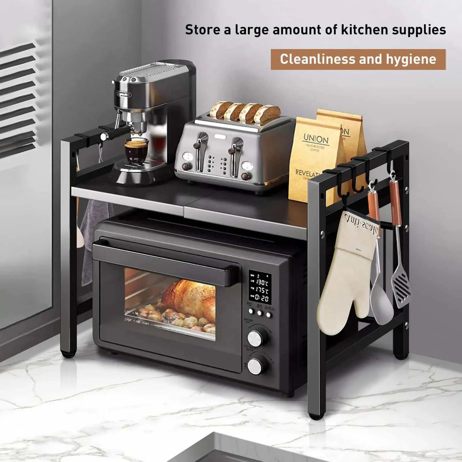 Expandable Microwave Shelf