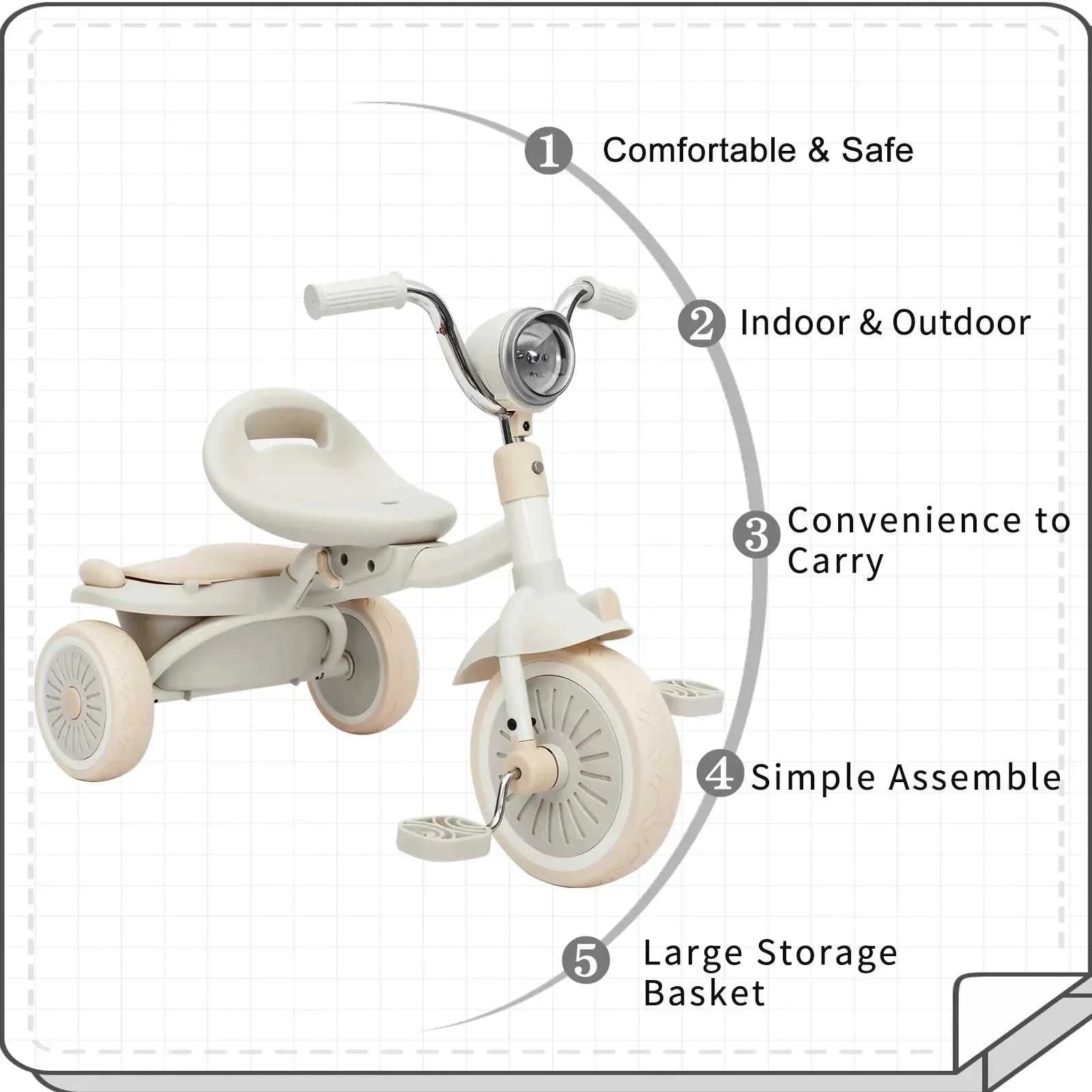 Foldable Baby Tricycle