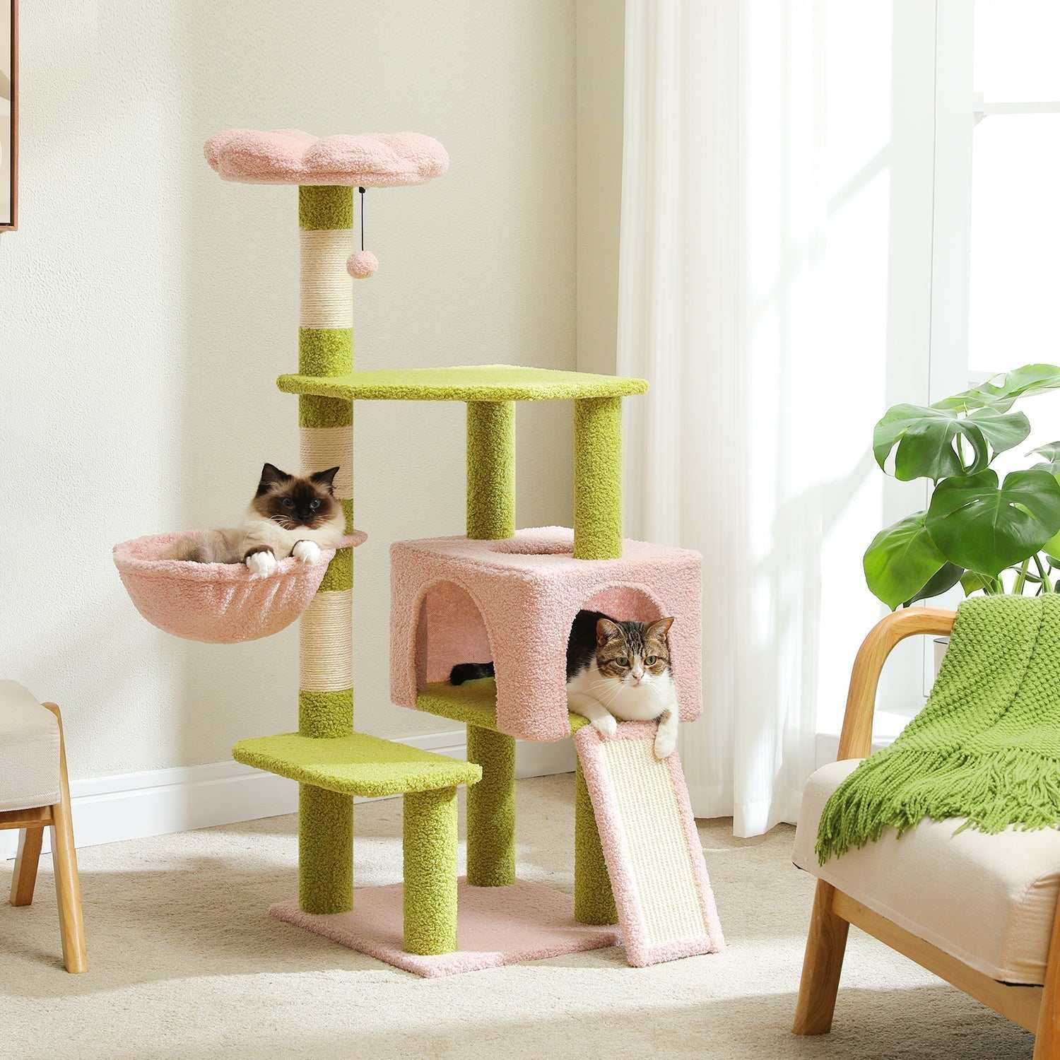 Multi-Level Flower Cat Tree