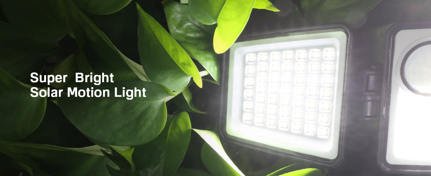 3000LM Solar Outdoor Motion Sensor Flood Lights
